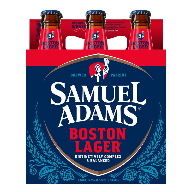 Samuel Adams Boston Lager Beer - 6pk/12 fl oz Bottles, 5 of 11
