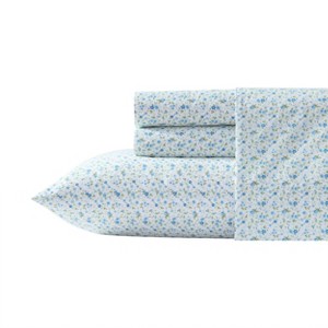 Laura Ashley Twin Sheet Set Evie Blue - 1 of 4