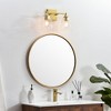 Elegant Lighting Gianni 2 light Brass and Clear Bath Sconce - 2 of 4