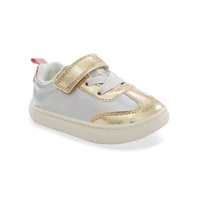 Image of Carter's Just One You® Toddler Girls' First Walker Sneakers - Gold 4