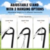 VEVOR Universal 2 Person Hammock Stand, Adjustable Heavy Duty 550 lbs Capacity Hammock Stand Fits 7.5-13.5 ft Hammocks with Chain, Hook - 4 of 4