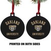 Oakland Golden Grizzlies Aluminum Holiday Christmas Tree Ornament - 2 of 4