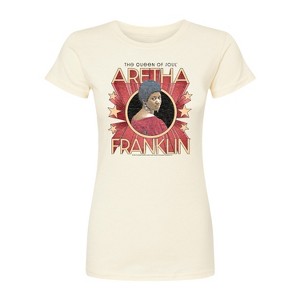 Women's - Aretha Franklin - The Queen of Soul Fitted Graphic T-Shirt - 1 of 3