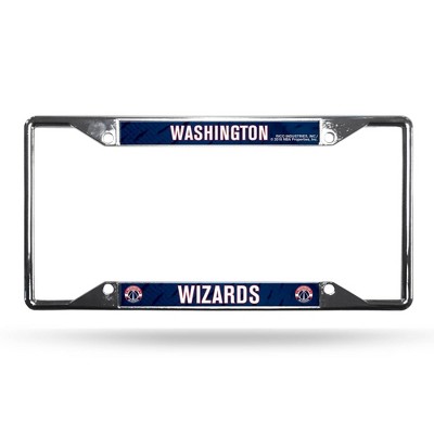 NBA Washington Wizards View Chrome License Plate Frame