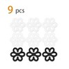 Allegra K Women's Bra Shoulder Strap Clips Buckles Bra Strap Anti-Slip Buckles Straps - 2 of 4