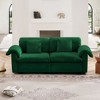 NicBex Couches for Living Room Modern  Accent Chair Couch Velvet Fabric Upholstered Single Sofa With Fluffy Pillows and Storage Function - 4 of 4