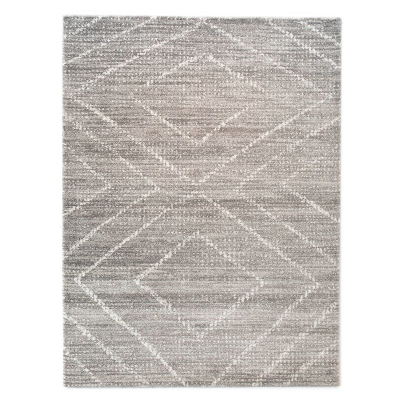 5&#39;3&#34;x7&#39; Sienna Transitional Geometric Rug Taupe - Balta Rugs, 1 of 2