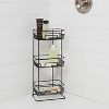 Hose Round Wire Shower Caddy Black - Made By Design™