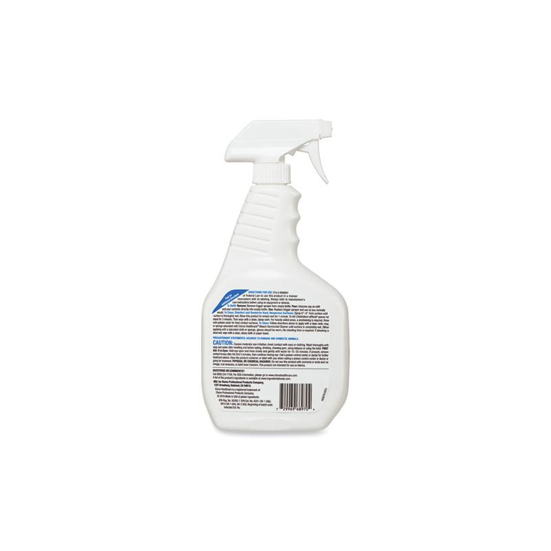 Clorox Healthcare Bleach Germicidal Cleaner, 32 oz Spray Bottle, 2 of 8