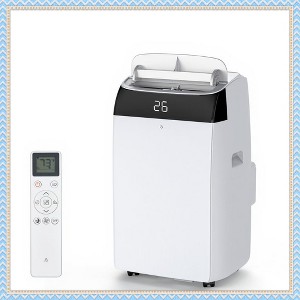 12000 BTU Portable AC Unit for Rooms up to 550 Sq.Ft, 3-in-1 Cooling, Fan & Dehumidifier, 24H Timer,Remote Control,Easy Install with Window Kit - 1 of 4