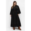 Women's Plus Size Camille Maxi Dress - black | CITY CHIC - 3 of 4