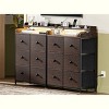 Hausource 6 Drawer Dresser with Charging Station, LED Lights, Tall Storage Chest with Wooden Top - 4 of 4