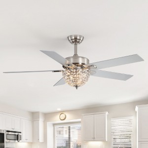 Airsurfer 52" Ceiling Fan, 5-Blade Modern Ceiling Fan with Remote Control for Living Room, Bedroom, Dining Room - 1 of 4