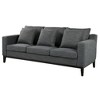 80.5" Polyester 3-Seater Sofa with Removable Cushions - 4 of 4