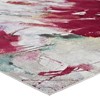 Modway Blume Abstract Floral 4x6 Area Rug - Multi Color,  100% Polypropylene ,  Tight Low Pile Weave - 3 of 4