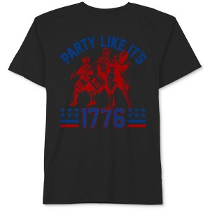 Hybrid Mens 1776 Graphic T-Shirt, Black, Small - 1 of 1
