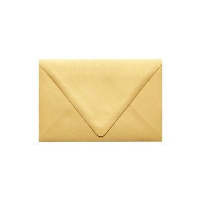 LUX 6 x 9 Booklet Contour Flap Envelopes 50/Pack Gold Metallic (1820-07-50)
