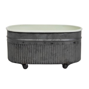 Trough Multi Metal Mini Planter - Foreside Home & Garden - 1 of 4