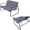 Kozyard 4-Piece Outdoor Patio Furniture Conversation Set – Durable Powder-Coated Metal Frame, Perfect for Front Porch, Balcony, or Backyard - 4 of 4
