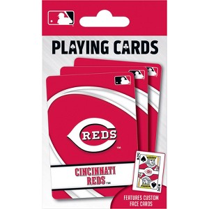 MasterPieces Officially Licensed MLB Cincinnati Reds Playing Cards - 54 Card Deck for Adults - 1 of 4