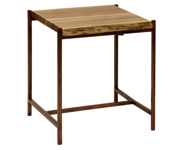 Live Edge End Table Natural - Stylecraft