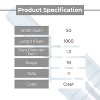 PSBM Extended Core Clear Stretch Shrink Film Pallet Wrap 20 in. x 1000 FT. 4 Rolls - 3 of 4