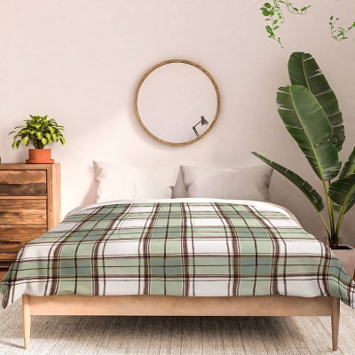 Deny Designs Ninola Design Geometric Checks Comforter Bedding Set