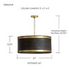 Capital Lighting Barrow 4 - Light Pendant in  Galvanized Black/True Brass - 2 of 4