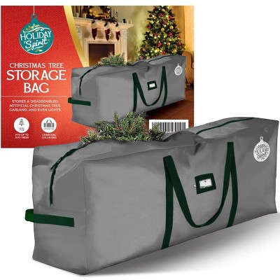 HOLIDAY SPIRIT 9ft Christmas Tree Storage Bag, Black