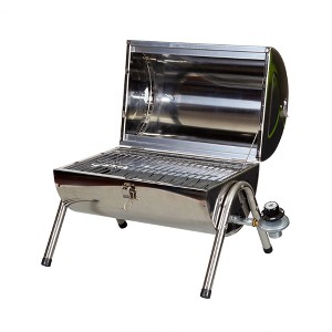 Stansport Stainless Steel Propane BBQ Grill 126 sq. in. - 1 of 4