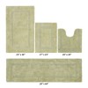 Lux Premium 100% Cotton Tufted Solid Reversible 4 Piece Bath Rug Set – Ultra-Soft, Water-Absorbent, Durable, Machine Washable Bathroom Rug - 2 of 4