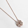 SOHI Women's Gold Hearts Pendant Necklace - 4 of 4