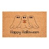 HomeRoots 17" X 29" Black And Natural Halloween Halloween Happy Halloween Outdoor Coir Door Mat - 4 of 4