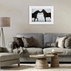 Stupell Industries Winter Horse Pair Framed Print Under Glass Art - 3 of 4