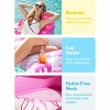 Joyfy Pool Float Adult, Inflatable Pool Lounge Chair with Canopy, Foot Rest Sun Tanning Float Rafts Chair with Cup Holders for Swimming Sunbathing - 2 of 4