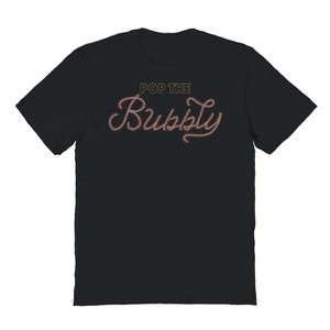 Rerun Island Men's Pop The Bubbly Short Sleeve Graphic Cotton T-Shirt - 1 of 1