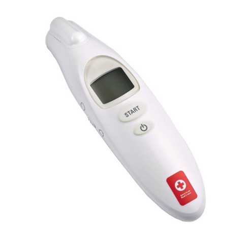 HOME-COMPLETE Red Instant Read Digital Thermometer with Water