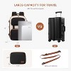 40L TSA Carry On Travel Backpack for Women & Men, Fits 17 Inch Laptop, Waterproof with Detachable Crossbody Bag - 2 of 4
