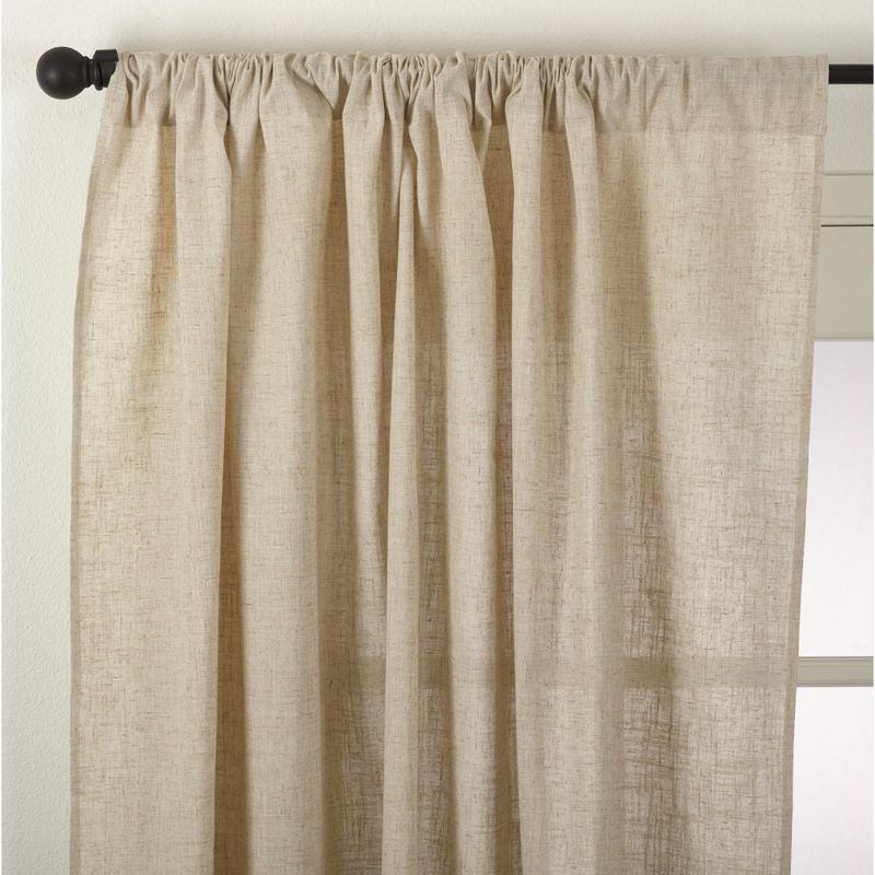Saro Lifestyle Classic Design Long Window Curtain Single Panel, 2 of 4