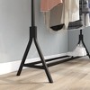 HDZNVF Garment Rack Freestanding Hanger Multi-functional Single pole Bedroom Clothing Rack Bedroom, Black - 3 of 4