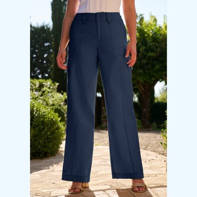 Roaman's Wide-Leg Cargo Pants