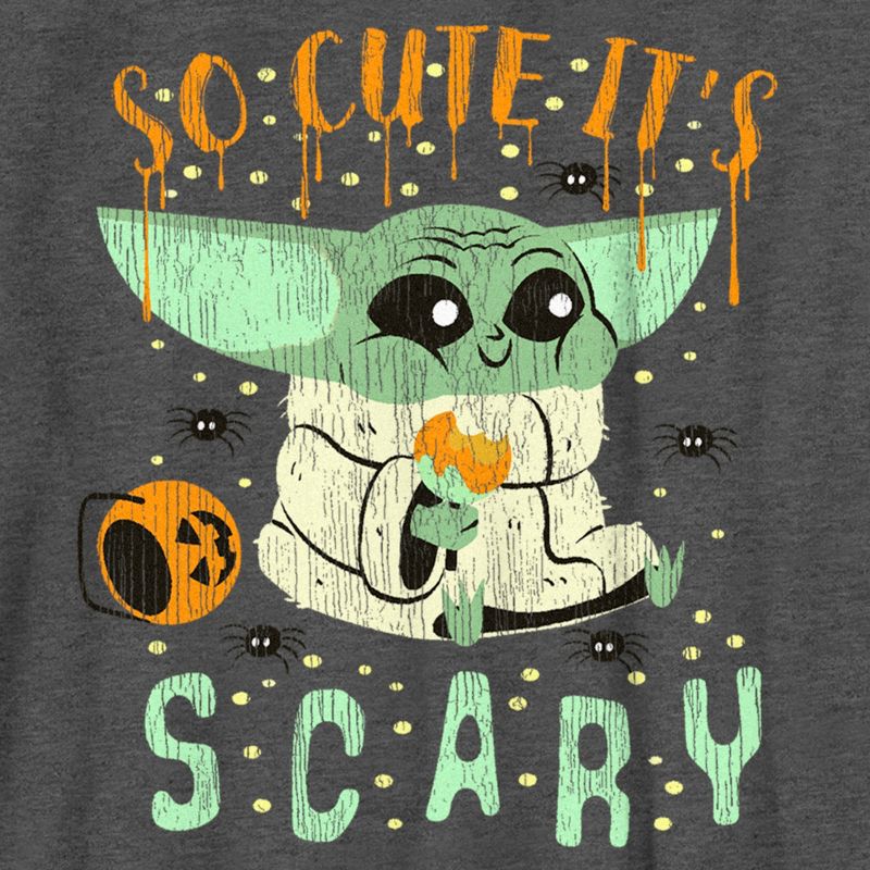 Boy's Star Wars: The Mandalorian Halloween So Cute It’s Scary T-Shirt, 2 of 6