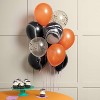 10ct Halloween Bats and Marble Mix Latex Balloon Pack Orange/Black - Spritz™ - 2 of 4