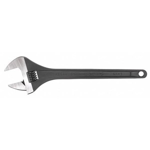 Westward  Adj. Wrench,CV Steel,Black Phosphate,24" 31D019 - 1 of 1