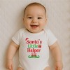 Everyday Kids Christmas Collection Santa’s Little Helper Baby Onesie – Festive Elf Boots & Gift Graphic Bodysuit - 4 of 4