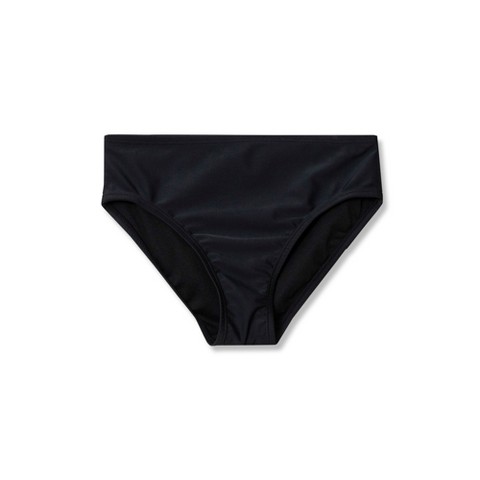 Lands' End Kids Slim Chlorine Resistant Bikini Bottoms - Large - Black