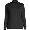 Lands' End Women's Long Sleeve Supima Mock Turtleneck - 2 of 2