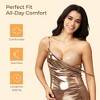 Falorda Adhesive Bra Strapless Sticky Invisible Push up Reusable Silicone Bra with Pasties Nipple Cover for Women Backless Dress - 2 of 4