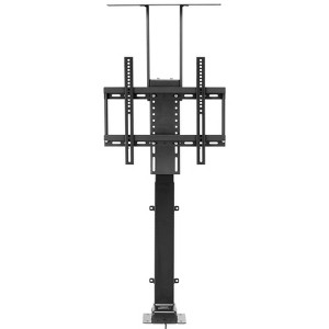 VEVOR Motorized TV Lift Stand, 132 lbs max Load Adjustable TV Lift Stand Mount Bracket, Vertical Electric TV Bracket, Black - 1 of 4