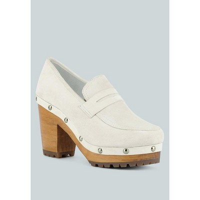 Winged Patent Pleather Penny Women Loafer